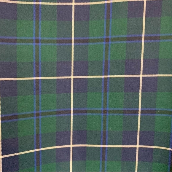 L.L. Bean Green Check Traditional Fit Button Front Long Sleeve Shirt - Picture 6 of 8